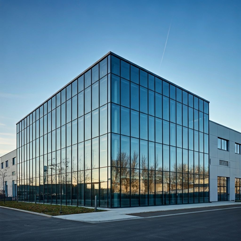 Modern industrial building